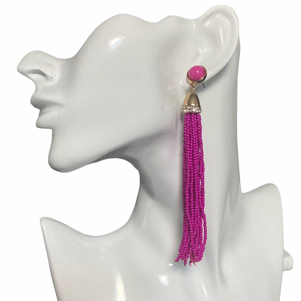 Bleu beautiful purple Earring🧩